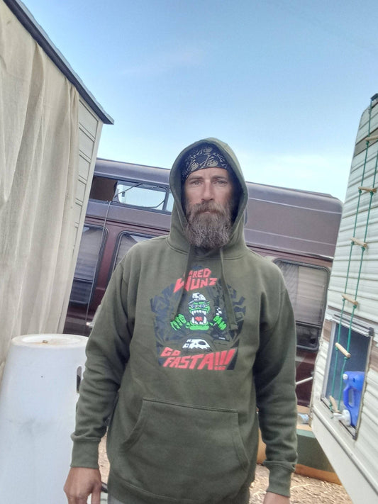 Da Red Wunz Go Fasta Hoodie!