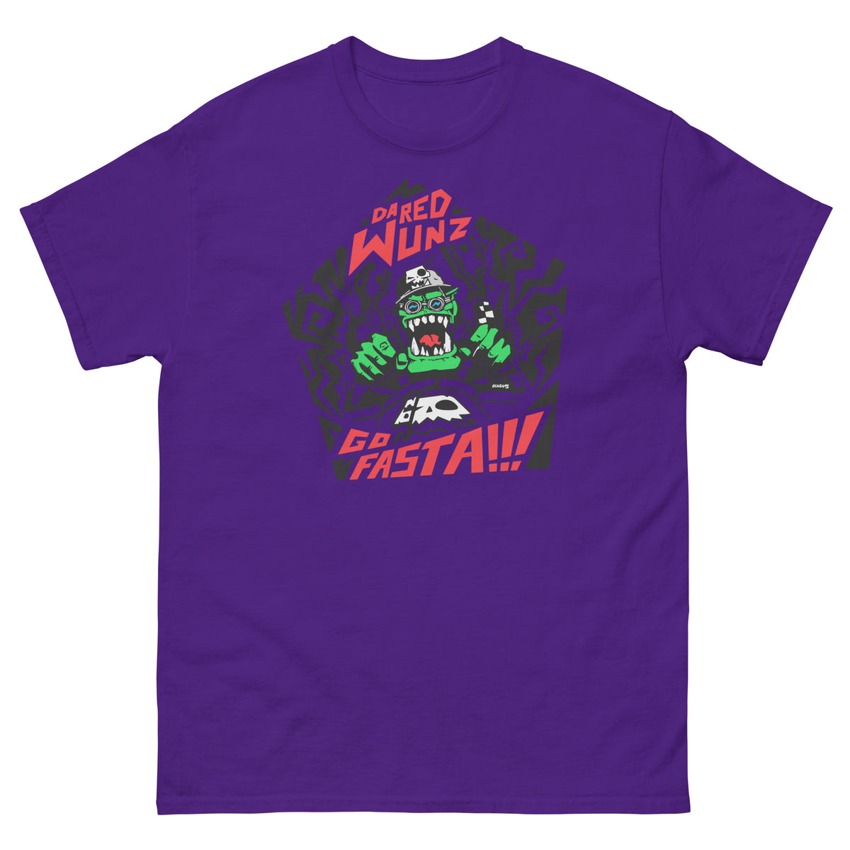 Go Fasta Red Go Fasta in full color T! – Da Red Wunz Go Fasta!